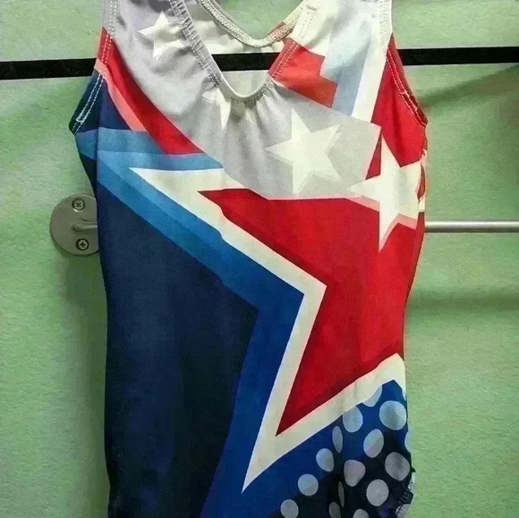 GK Elite Gymnastics Leotard California State Championship edition Youth Large - Picture 3 of 4